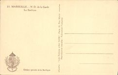 CPA Marseille ND De La Garde La Basilique