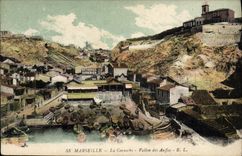 CPA Marseille La Corniche Vallon Des Auffes