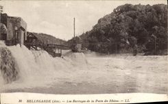 CPA Bellegarde Les Barrages De La Perte Du Rhone