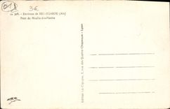 VINTAGE POSTCARD Surroundings of Bellegarde Bridge of the mill of the stones