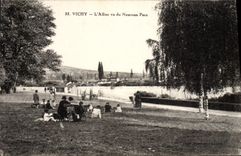 CPA Vichy L'Allier Vu Du Nouveau Parc