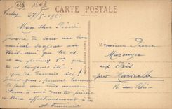 VINTAGE POSTCARD Vichy On the Park a Covered Gallery