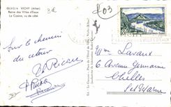 MODERN CARD Vichy Queen Of the Towns Of Water the casino