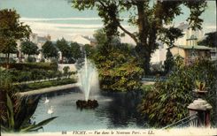 CPA Vichy Vue Dans Le Nouveau Parc