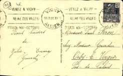 CPA Vichy Palais Des Sources