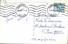 VINTAGE POSTCARD Vichy the Park