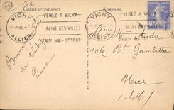 VINTAGE POSTCARD Vichy the Basin