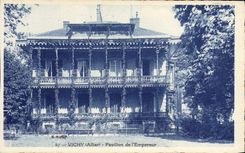 VINTAGE POSTCARD Vichy House De I' Empereur