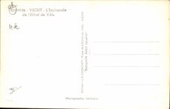MODERN CARD Vichy the Esplanade of the town hall