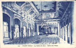 CPA Vichy La Salle De Jeux Salle Des Fetes