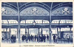 VINTAGE POSTCARD Vichy Lucas Sources And Mesdames