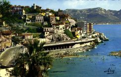 CPM Marseille Promenade De la Corniche Anse du prophete
