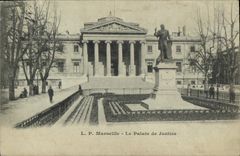 CPA Marseille Le Palais De Justice