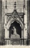 VINTAGE POSTCARD Mans the Cathedral Tomb Of Monseigneur Bouvier