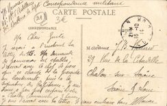 VINTAGE POSTCARD Dijon Seen from De I' Eglise St Michel