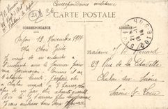 VINTAGE POSTCARD Dijon Well Of Brace and David