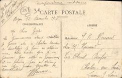 VINTAGE POSTCARD Dijon Monument De Bossuet AD INTERIM 'Benign Church Saint