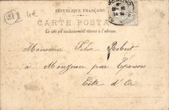 VINTAGE POSTCARD Dijon the Park Darcy