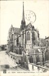 VINTAGE POSTCARD Dijon Apse De I' Eglise Saint Benign