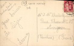 VINTAGE POSTCARD Dijon Seen from De I' Eglsie Holy Jean