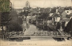 CPA Alencon Une Vue Sur La Sarthe