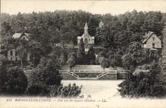 CPA Bagnoles De L'Orne Une Vue Du Square Melodion
