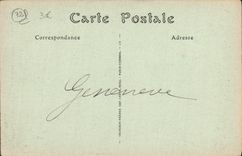 VINTAGE POSTCARD Castle Of Lude Chimney Of Dining room