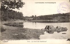 VINTAGE POSTCARD Gour De Tazenat