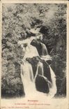 VINTAGE POSTCARD Auvergne St Nectary Large Cascade Of the Barns