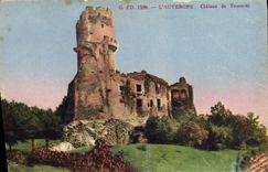 CPA L'Auvergne Chateau De Tournoel