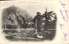 VINTAGE POSTCARD Auvergne the Valley Of enter