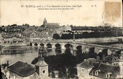 CPA Blois Vue GEnerale Et La Loire