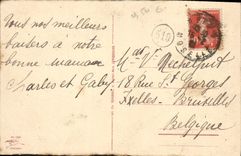 POSTAL Metz de la VENDIMIA vista de la catedral