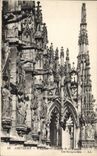 VINTAGE POSTCARD Louviers the Detalis Church Of the Frontage waste-gas mains