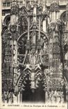 CPA Louviers Detail Du Portique De La Cathedrale