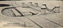 CPA Foret De Compiegne Le Carrefour De I'Armistice pres Rethondes Emplacement du wagon des plenipotentiares allemands 