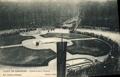 Taladro de la POSTAL de la VENDIMIA del claro de Compiegne de la victoria de Militaria