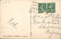 VINTAGE POSTCARD Cauterets has Pierrefitte the Snail