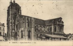 CPA Dreux Eglise Saint Pierre