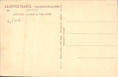 CPA Loches L'Hotel De Ville