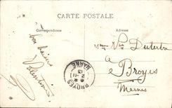 VINTAGE POSTCARD Toulouse Entered De I' Eglise of Dalbade