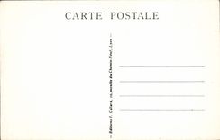 POSTAL Lyon de la VENDIMIA el puente de dios del hotel de Guillotiere y de I