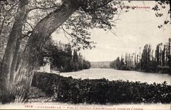 VINTAGE POSTCARD Cintegabelle Park Of the Castle of Ampouillac and edges of Ariège