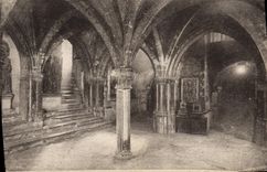 CPA carte d'entree Toulouse Basilique St Sernin Crypte des Corps Saints 