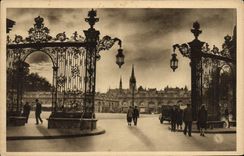 CPA Nancy Place Stanislas Grilles De Jean Lamour