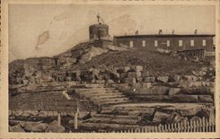 VINTAGE POSTCARD Picturesque Auvergne Puy De Dome Summit of Puy de Dome ruins of the Mercury temple