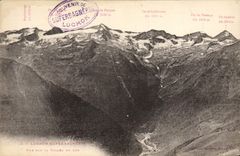 VINTAGE POSTCARD Luchon Superbagneres Seen on the valley of the Lily