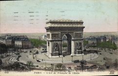 CPA Paris l'Arc De Triomphe De I'Etoile