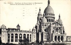 CPA Paris Basilique Du Sacre Coeur De Montniartre