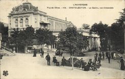 CPA L'Auvergne Puy De Dome Chatelguyon Le casino Vue d'ensemble 